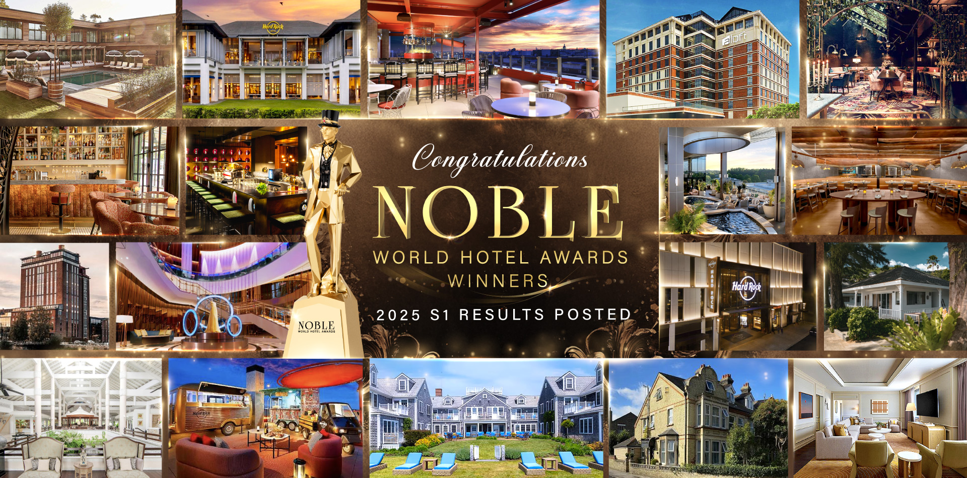 Noble World Hotel Awards S1 Winner Announcement 